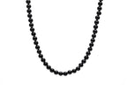 6mm Black Seashell Pearl Necklace
