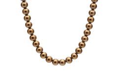 10mm Golden Seashell Pearl Necklace