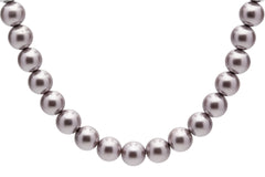 10mm Iradescent Grey Seashell Pearl Necklace
