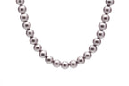 10mm Iradescent Grey Seashell Pearl Necklace