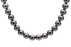 10mm Dark Grey Seashell Pearl Necklace