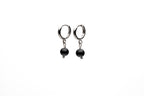 6mm Black Seashell Pearl Earring