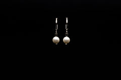 6mm White Seashell Pearl Earring