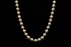 8mm Knotted White Seashell Pearl Necklace