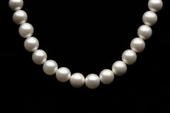 10mm White Seashell Pearl Necklace