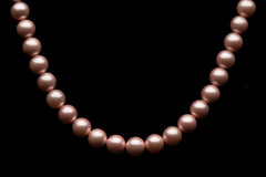 8mm Dark Pink Seashell Pearl Necklace