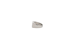 Large Black Enamel Rectangle Ring