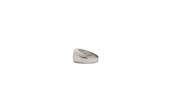 Medium Black Enamel Rectangle Ring