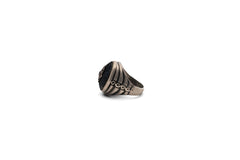 Large Multi-Stone Blue Stone Ring
