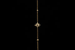 Celeste-e-Polaris North Star Bracelet (18K Gold Plated)