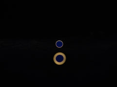 Round Lapis Lazuli Earring