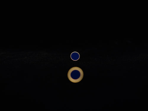 Round Lapis Lazuli Earring