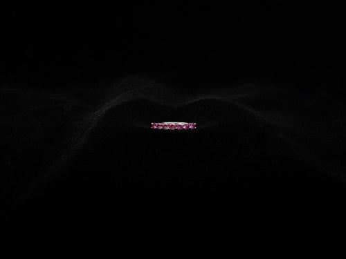 Multi Stoned Moissanite Ring (Pink)