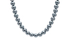 10mm Grey-Blue Seashell Pearl Necklace