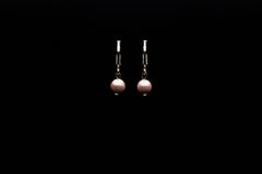 6mm Pink Seashell Pearl Earring