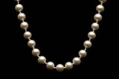 8mm Knotted White Seashell Pearl Necklace