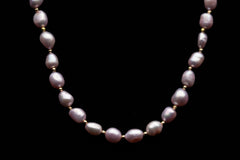 9mm Light Pink Freshwater Pearl Necklace