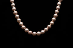 8mm Light Pink Seashell Pearl Necklace