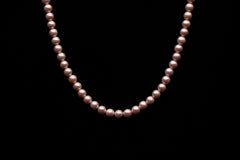 6mm Pink Seashell Pearl Necklace