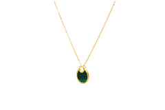 Round Malachite Necklace