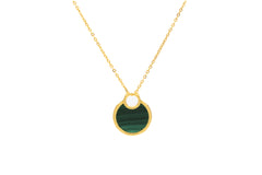 Round Malachite Necklace