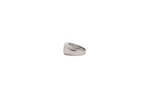 Medium Black Enamel Rectangle Ring