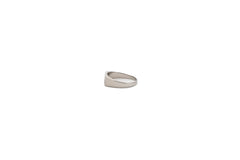 Small Black Enamel Rectangle Ring