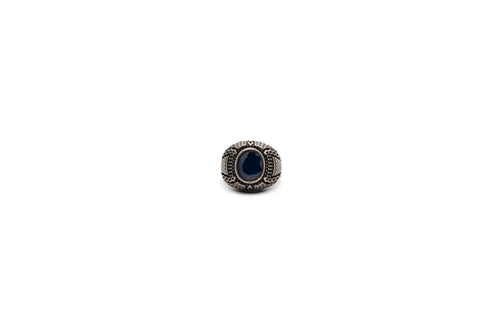 Blue Stone Round Ring