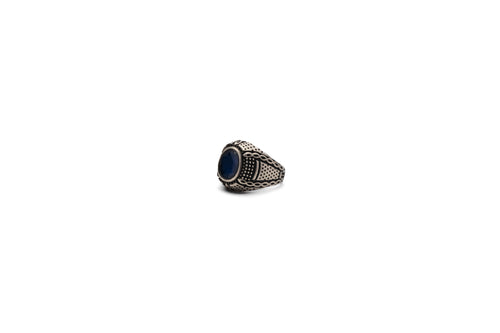 Blue Stone Round Ring