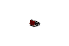 Rectangle Aqeeq Ring