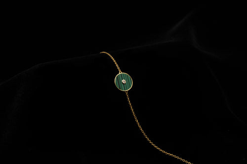 Round Malachite Bracelet