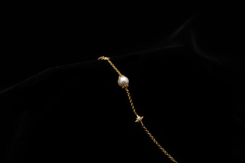 Celeste-e-Polaris Pearl Bracelet (18k Gold Plated)