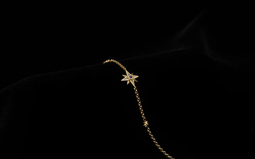Celeste-e-Polaris North Star Bracelet (18K Gold Plated)