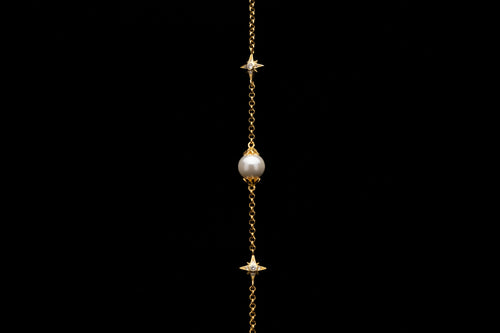 Celeste-e-Polaris Pearl Bracelet (18k Gold Plated)