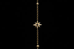 Celeste-e-Polaris North Star Bracelet (18K Gold Plated)
