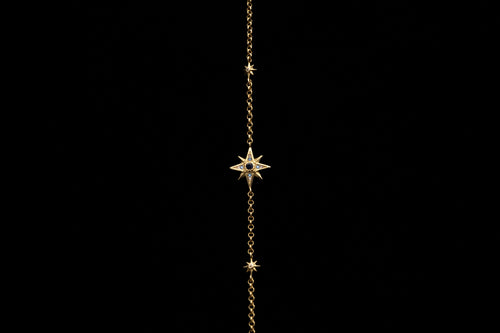 Celeste-e-Polaris North Star Bracelet (18K Gold Plated)