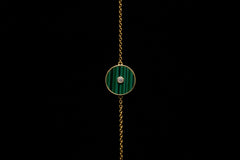 Round Malachite Bracelet