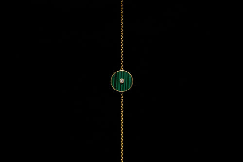 Round Malachite Bracelet