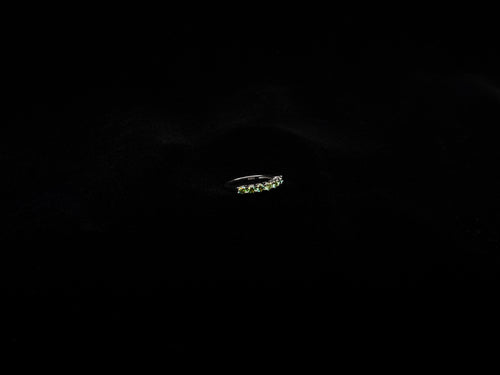 Multi Stoned Moissanite Ring (Blueish-Green)
